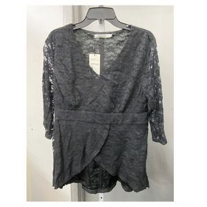 Mea eor Black Lace Romper XXL - Women's Jumpsuit